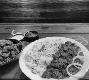 Ghee Rice + Beef Roast