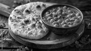 Chana Masala With 2 Stuffed Naan