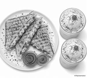 Special Veg Cheese Sandwich + Kesar Falooda [Serves 2]