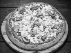 Corn Mushroom Pizza