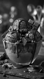 Chocolate sundae