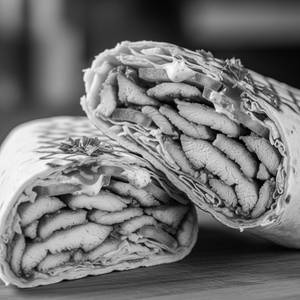 BBQ Chicken Meat Shawarma