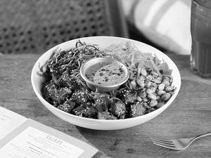 Soba Salad With Grilled Prawns [Full]