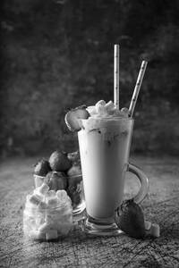 Strawberry milkshake