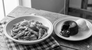 Red sauce pasta