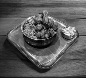 Mushroom 65 briyani