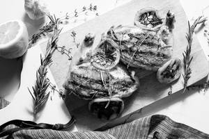 Garlic Lemon Grilled Chicken(With Herb Rice)