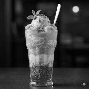 Mango falooda with rabdi