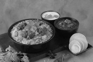 Mutton Biryani With Gravy