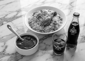 Chicken Biryani+gravy+200ml Thump Up (single Pcs Chicken)