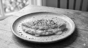 Cheese Egg Omelette (1 Plate) (French)