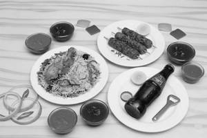 Chicken Biryani+chicken Seekh Kebab+200ml Thump Up