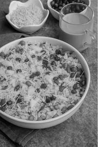Sev Poha + Bournvita