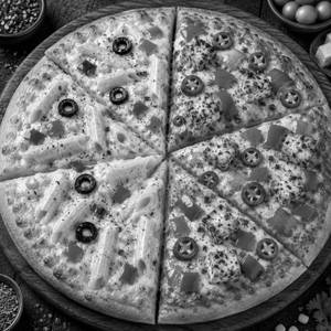 Creamy Pasta Pizza With Peppy Paneer Pizza 10 Inch (6 Slice)