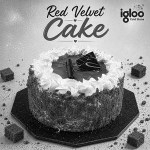 Red Velvet Ice Cream Cake 1/2 Kg