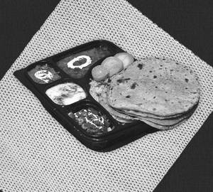 Roti Pork Masala Thali