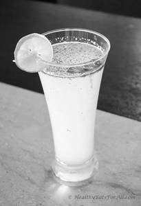 Sweet lemon soda