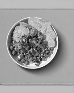 Mexican falafel salad bowl