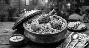 Chicken biryani [half]