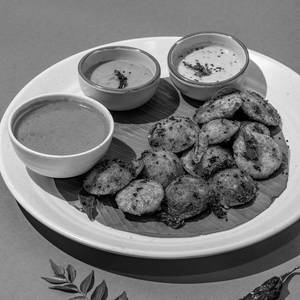 Ghee Podi Button Idli