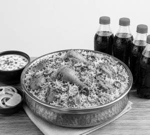 Dum Biryani + Cold Drink For 4 Member