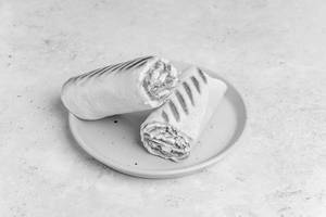 Halloumi And Bacon Wrap