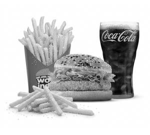 Crunch Drop Meal- Crunch Drop Burger, Small Fries & Coke - Taste The Vibe
