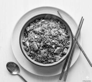 Chicken Combination Schezwan Fried Rice