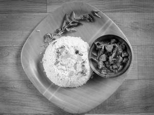 Ghee Rice And Mutton Curry Combo