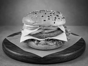 Paprika Chicken Cheese Melt Burger