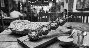 Mushroom malai tikka