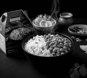 Chole with Rice Bowl