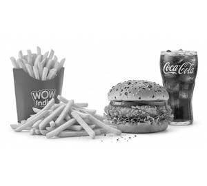 Peri Peri Meal- Peri Peri Burger, Small Fries & Coke For-1 (Taste The Vibe)