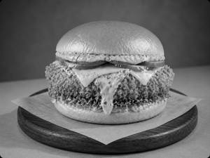 Spicy Crunch Chicken Cheese Burger