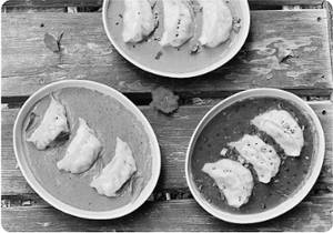 Garlic Chicken Jhol Momos