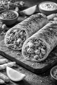 Parotta Roll Shawarma