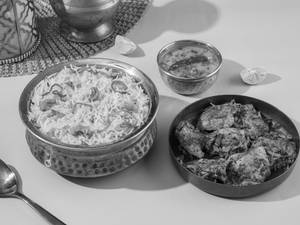 Black Pepper Chicken Ghee Rice