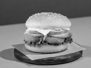 Chicken Cheese Bomb Burger