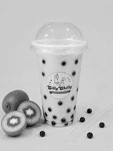 Kiwi Popping Boba Milkshake