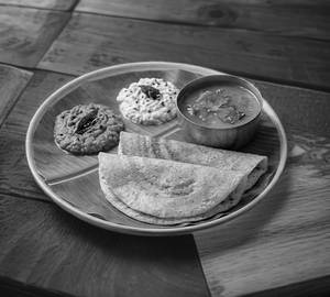 Dosa 2 piece+sambar+satni