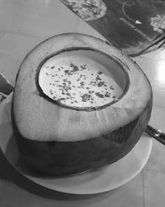 Tender coconut mousse