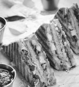 Veg mexican sandwich
