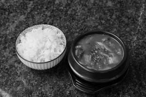 Sundubu Jjigae With Korean Sticky Rice