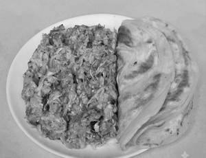 Chicken Special Parotta Plate Shawarma