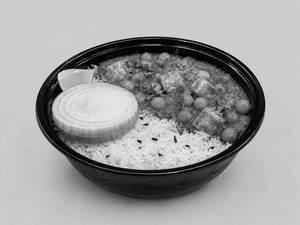 Chhole Paneer Rice Bowl