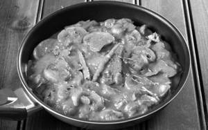Mushroom Butter Masala (no Onion Garlic)
