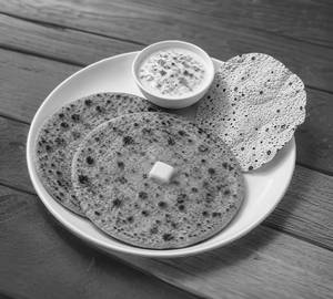 2 Shahi Aloo Paratha With Boondi  Raita And Papad