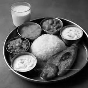 Exclusive Local Katla Fish Thali [serves 1]