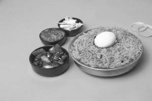 Egg Briyani  With Yummy Chilly Chicken