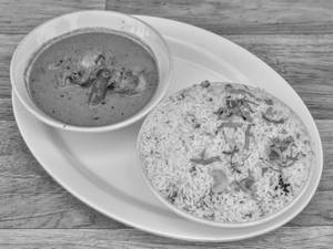 Biriyani Rice 1 +chicken  Curry  1